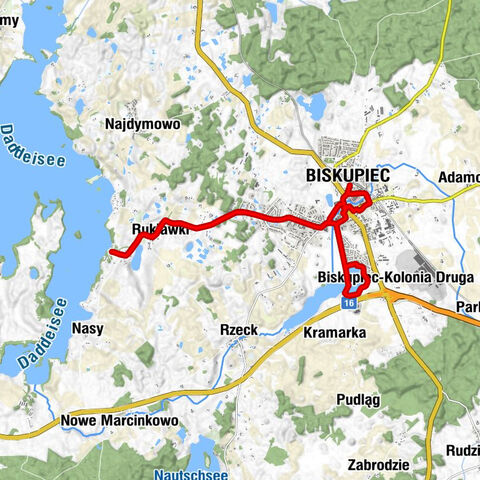 Biskupiec - Kaplica filialna - Kościół pw. Błogosławionej Karoliny Kózkówny - Kościół pw. Świętego Jana Chrzciciela