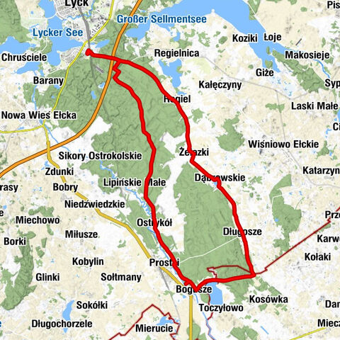 Osiedle Szyba - Ełk - Osiedle Wczasowe - Kościół pw. Podwyższenia Krzyża Świętego