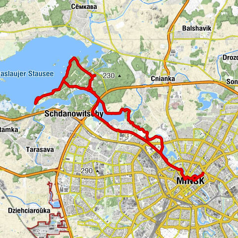 Плошча Перамогі - Мінск - Храм Кірылы Тураўскага - Мінская духоўная акадэмія