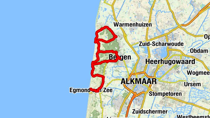 Egmond aan Zee - Gasterij't Woud - Catrijper Nok - Heilige Joannes de Doperkerk