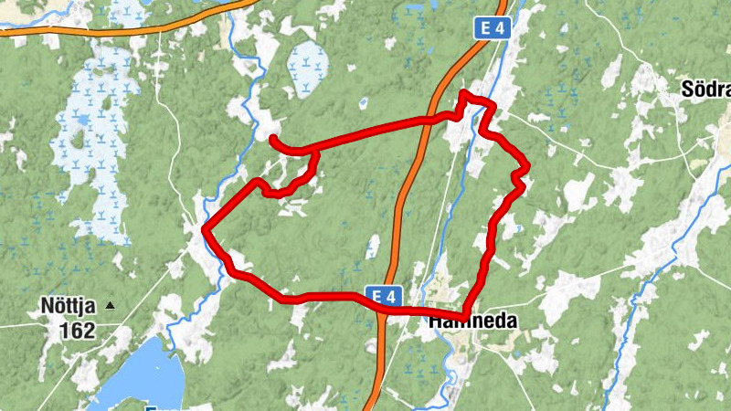 Stavsättra - Horsöga - Hamneda - Jakobsgården