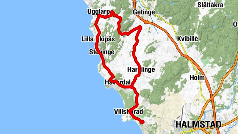 Ringenäs - Villshärad - Lynga - Mangold Haverdal