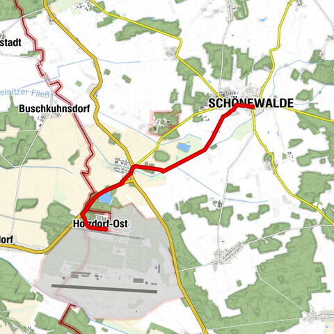 Holzdorf-Ost - Gasthaus Pulz - Brandis - Schönewalde