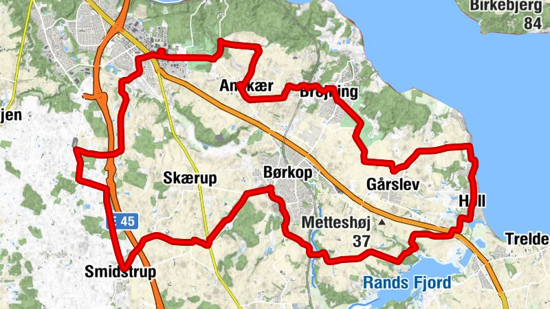 Vejle Kommune - Andkær - Sellerup - Brejning