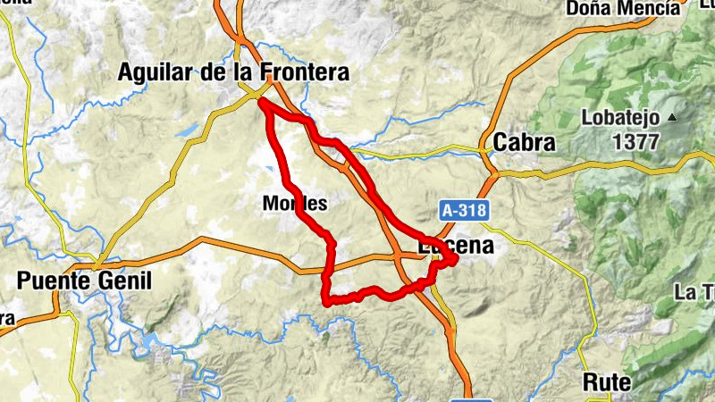 Lucena - Los Llanos - Monturque - Moriles