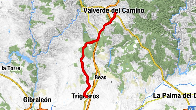 Trigueros - Puerto Blanco - Valverde del Camino - Capilla de Santa Ana