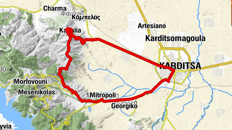 Καρδίτσα - Προφήτης Ηλίας - Άγιος Δημήτριος