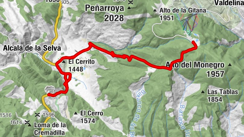 Alcalá de la Selva - Restaurante Selva Nevada - El Rincón de Juanjo - Ermita Santuario de la Virgen de la Vega