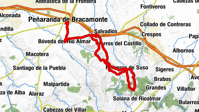 Penaranda de Bracamonte - Las Cabañas - Peñaranda de Bracamonte - Ermita del Humilladero