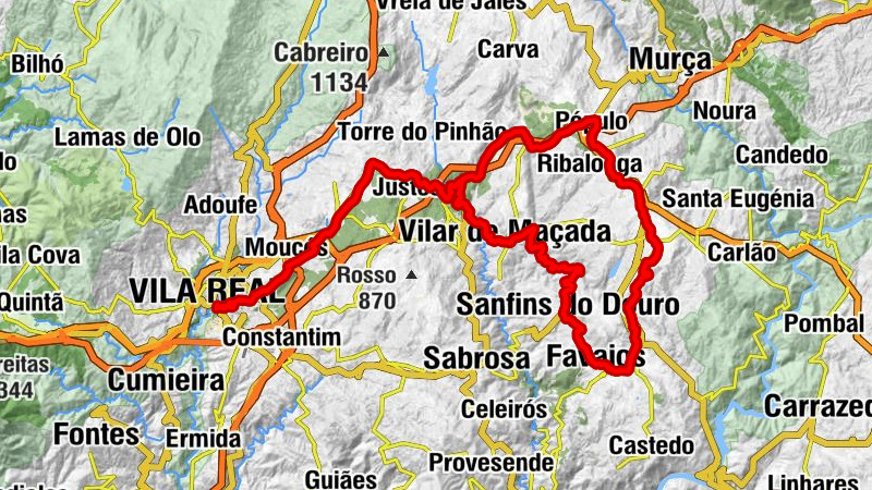 Bairro Doutor Francisco Sá Carneiro (Araucária) - Igreja Matriz de Alijó - Igreja Paroquial de Vilar de Maçada - Vila Real
