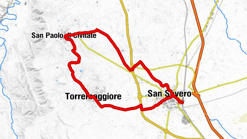 San Severo - Chiesa di Santa Maria della Strada - Chiesa di San Giovanni Battista - Capella di Belmonte