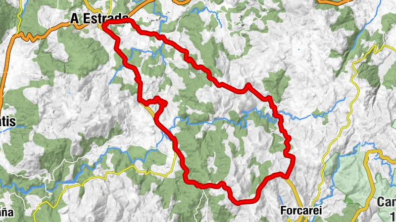 Baiuca - Bedelle - Porto das Bestas - A Estrada