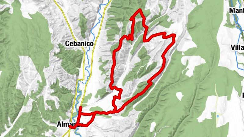 Almanza - Real de Arriba - Canalejas - Calaveras de Abajo