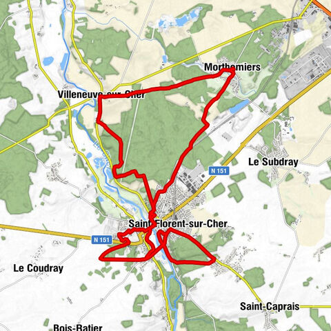 Morthomiers - Champ de la Catherine - Villeneuve-sur-Cher - Église Saint-Pierre