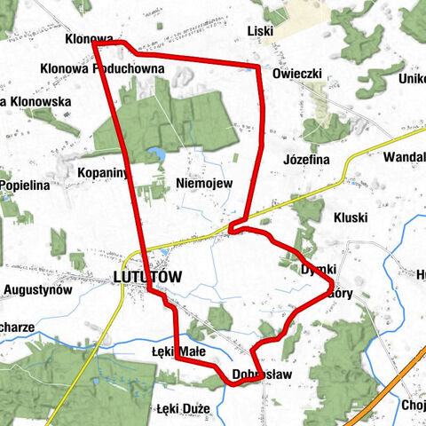 Kościół pw św. Piotra i Pawła - Lututów - Poduchowne - Łęki Małe