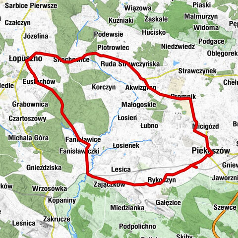 Kolonia - Kościół pw. Podwyższenia Krzyża Świętego w Łopusznie - Łopuszno - Plebańskie