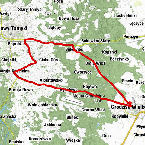 Karczma u Bronki - Kościół pod wezwaniem świętego Wojciecha - Kościół pw. św. Marcina - powiat nowotomyski