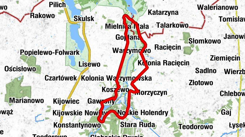 Nowa Ruda - Gawrony - Koszewo - Kolonia Warzymowska