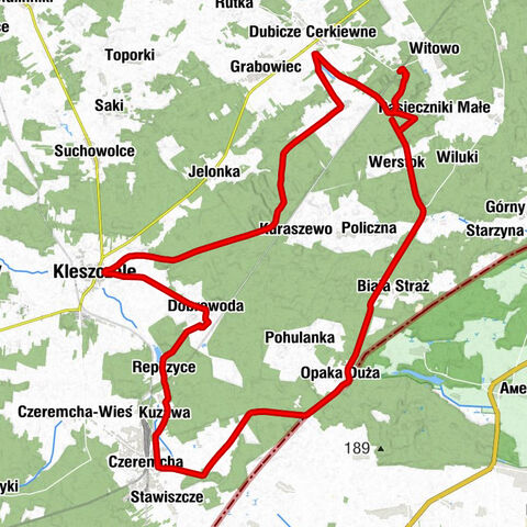 Werstok - Cerkiew pw. św. Barbary - Cerkiew pw. Świętej Paraskiewy - Czechy Orlańskie