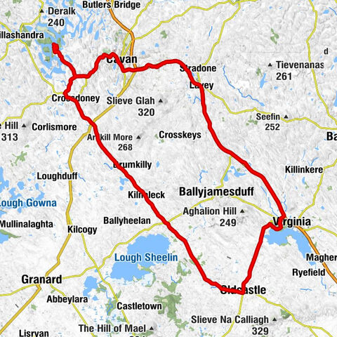 Derinish Beg - Ballintemple Church of Ireland - Raclaghy - King's Hill