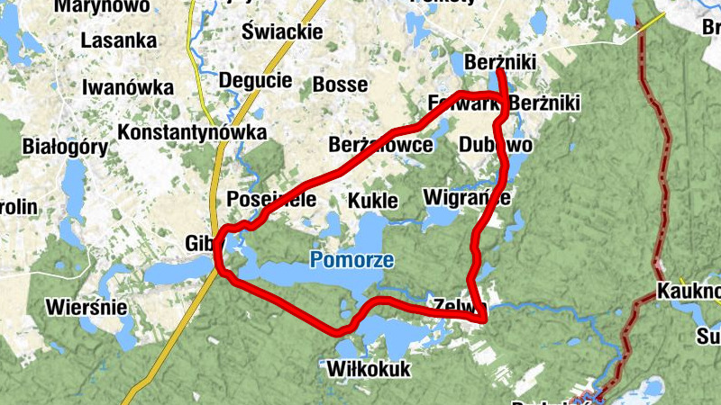 Berżniki - Kościół pw. Wniebowzięcia Najświętszej Maryi Panny - Folwark-Berżniki - Gicheryszki