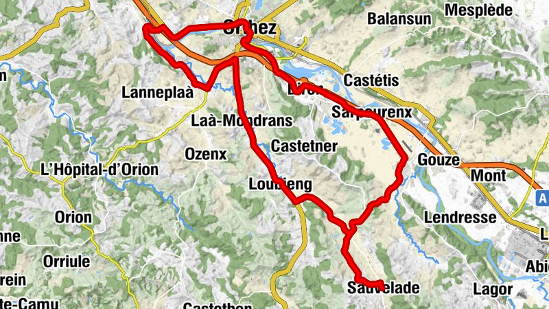 Sauvelade - Église Saint-Étienne - Orthez - Église Saint-Jean-Baptiste