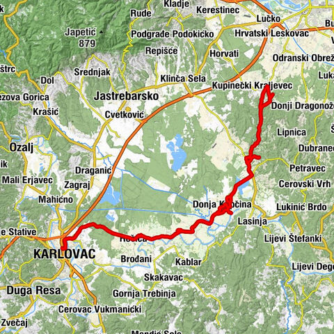 Karlovac - crkva svetog Josipa - crkva svete Marije Magdalene - kapela svetog Vida