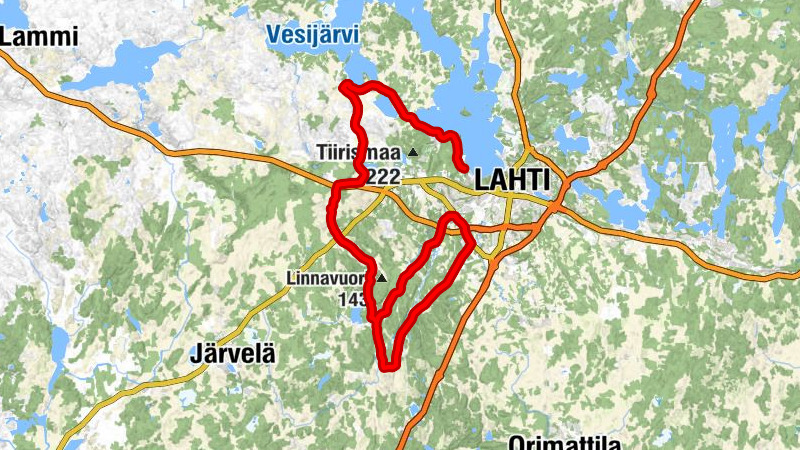 Kankola - Pyhäniemi - Hollolan kirkonkylä - Ravintola Finlandia