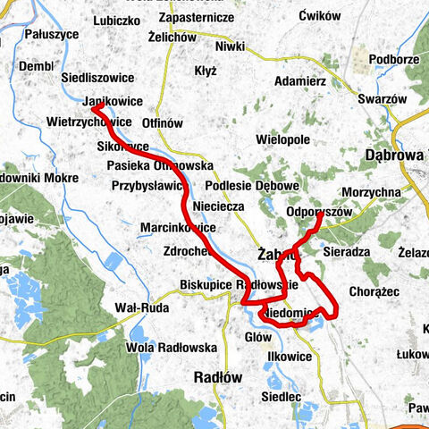 Odporyszów - Sanktuarium Matki Bożej Odporyszowskiej w Odporyszowie - Źwiernik - Żabno