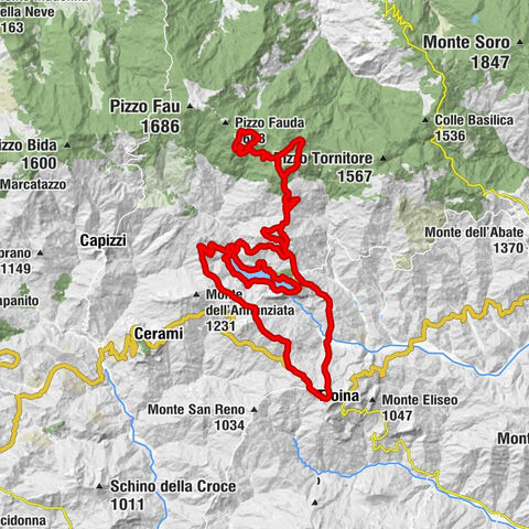 Troina - Portella Cerasa - Portella Donna Vile - Borgo