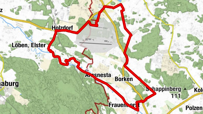 Holzdorf-Ost - Holzdorf - Kremitz - Fachwerkkirche Kremitz