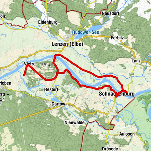 Feldsteinkapelle - Vietze - Brünkendorf - Schnackenburg