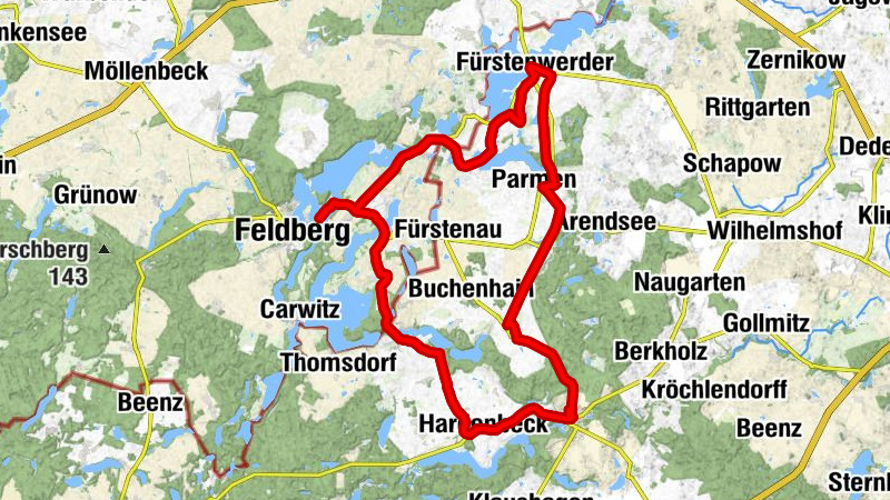 St. Marien auf dem Berge - Mühlenberg - Kirche Fürstenwerder - Boitzenburg