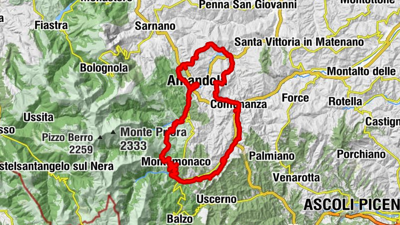 Comunanza - Agriturismo Osteria Del Lago - Colle Turcio - Santuario del Beato Antonio (Sant'Agostino)