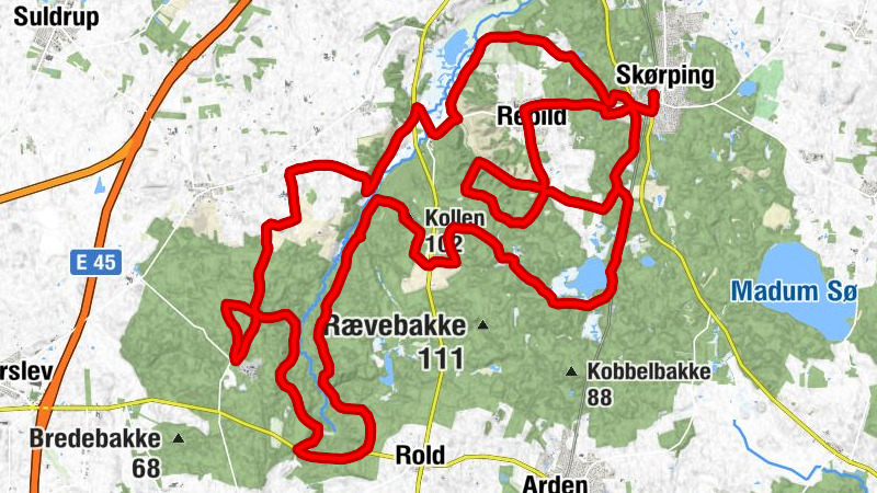 Skørping - Kollen - Rebild