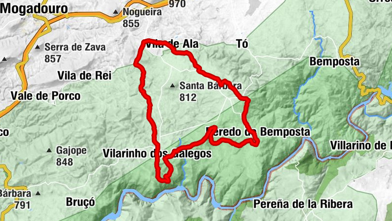 Vila de Ala - Algosinho - Peredo de Bemposta - Ventoselo