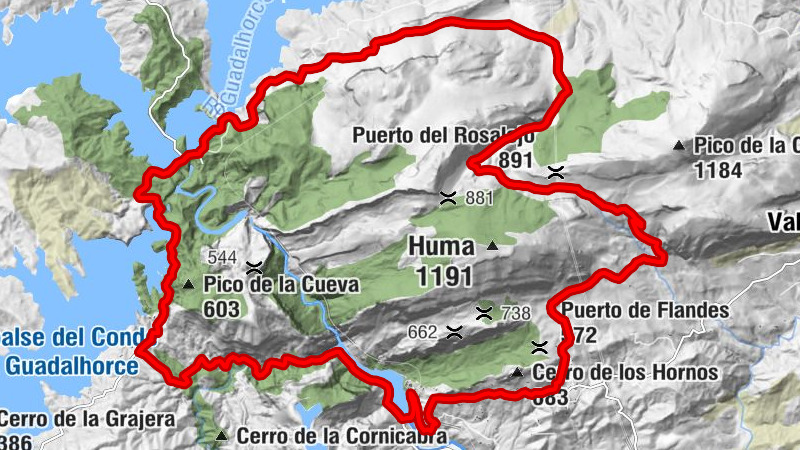El Chorro-Caminito del Rey - El Chorro - La Garganta - Bar el pilar - Caminito del rey