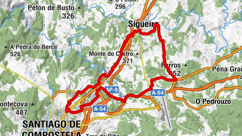 Tiagos - Igrexa de Santo André da Barciela - Capela de Santiso - Santiago de Compostela