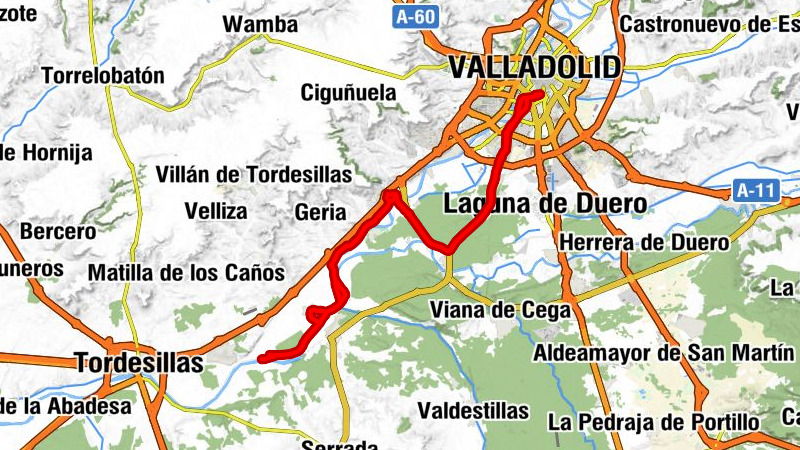 Valladolid - Campo Grande - Valladolid - Urbanización El Plantío - Iglesia de San Miguel