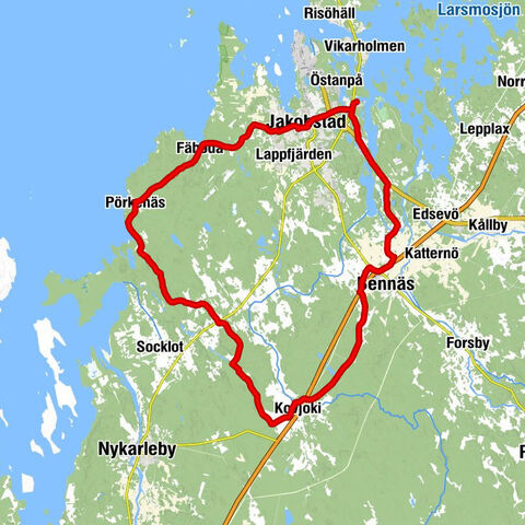 Rosasholmen - Björnholmen - Killingholmen - Jakobstad