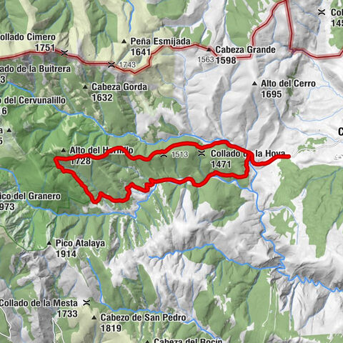 Cantalojas - Loma de la Torrecilla - Collado del Hornillo