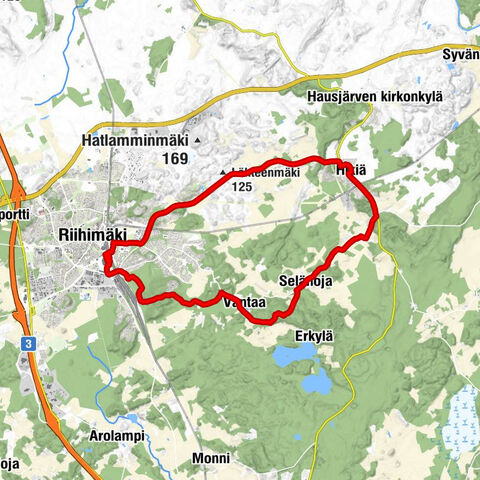 Riihimäki - Hikiä - Selänoja