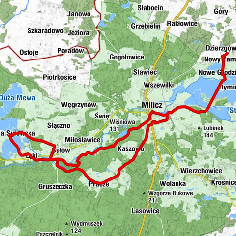 Smażalnia ryb U Bartka - Dzierzgów - Hubertówka - Milicz