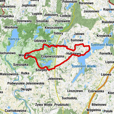 Hultajewo - Molenna w Wodziłkach - Przejma Mała
