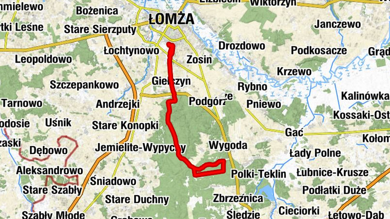 Łomża - Zawady - Giełczyn - Kaplica pw. Matki Bożej Nieustającej Pomocy