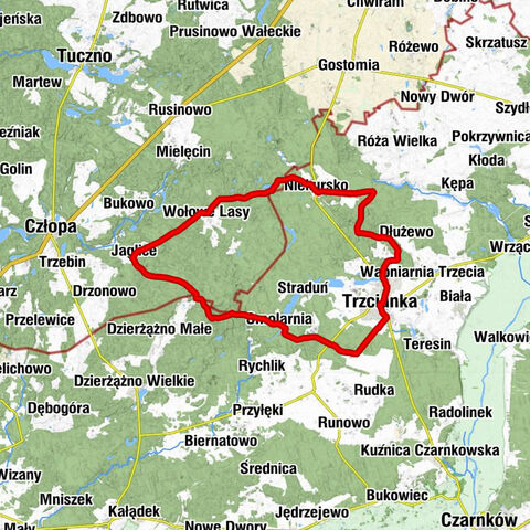 Trzcianka - Kościół pw. Świętego Jana Chrzciciela - Kościół pw. Świętego Bartłomieja Apostoła - Kościół pw. Trójcy Świętej