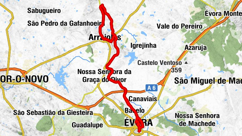 Évora - Igreja de São Francisco - Igreja de São Vicente - Arraiolos