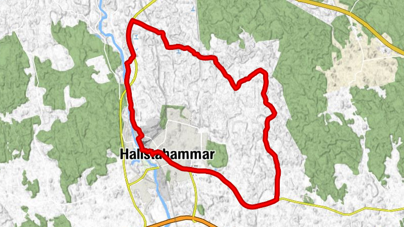 Hallstahammar - Trångfors - Riset