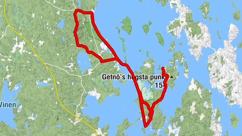 Getnö - Toftåsa - Ulvön - Hulevik
