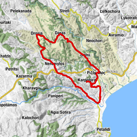 Καρποφόρα - Ριζόμυλος - Δάφνη - Δάρας